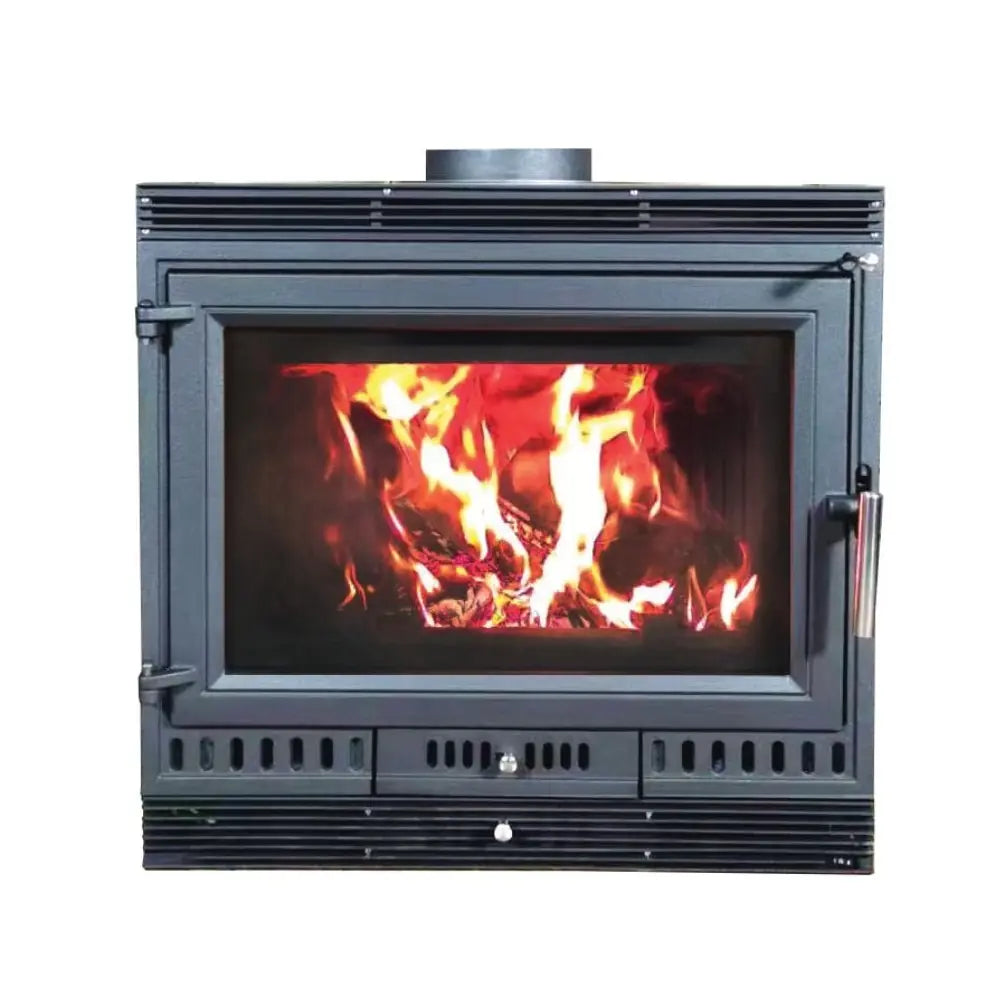 CHIMENEA INSERTABLE DE LEÑA CON VENTILACIÓN AURORA ECO IRON 70 DE FUNDICIÓN EIDER BIOMASA