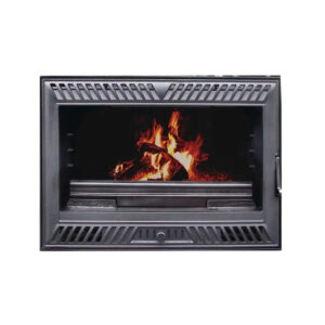 CHIMENEA INSERTABLE DE LEÑA CON VENTILACIÓN INUK IRON 70 DE FUNDICIÓN EIDER BIOMASA