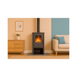 ESTUFA DE LEÑA AMINA CON LEÑERO INFERIOR EIDER BIOMASA