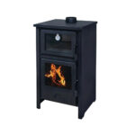 ESTUFA DE LEÑA CON HORNO QUARTZ 12,4 KW EIDER BIOMASA