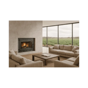 ESTUFA DE LEÑA INSERTABLE HOGAR IRON 90 EIDER BIOMASA