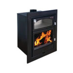ESTUFA INSERTABLE DE LEÑA CON HORNO INOX ASTON 13,1 KW EIDER BIOMASA