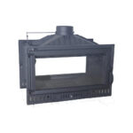 HOGAR 90 DE LEÑA DE FUNDICIÓN 2 CARAS 13 KW EIDER BIOMASA